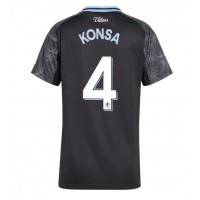 Stroje piłkarskie Aston Villa Ezri Konsa #4 Koszulka Wyjazdowej dla damskie 2025-26 Krótki Rękaw